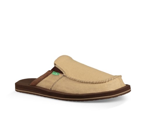 Sanuk Mens You Got My Back III Brown Shoes | LGFUZC781